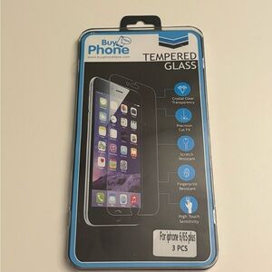 2 Tempered Glass Screen Protectors for iPhone 6/6S plus